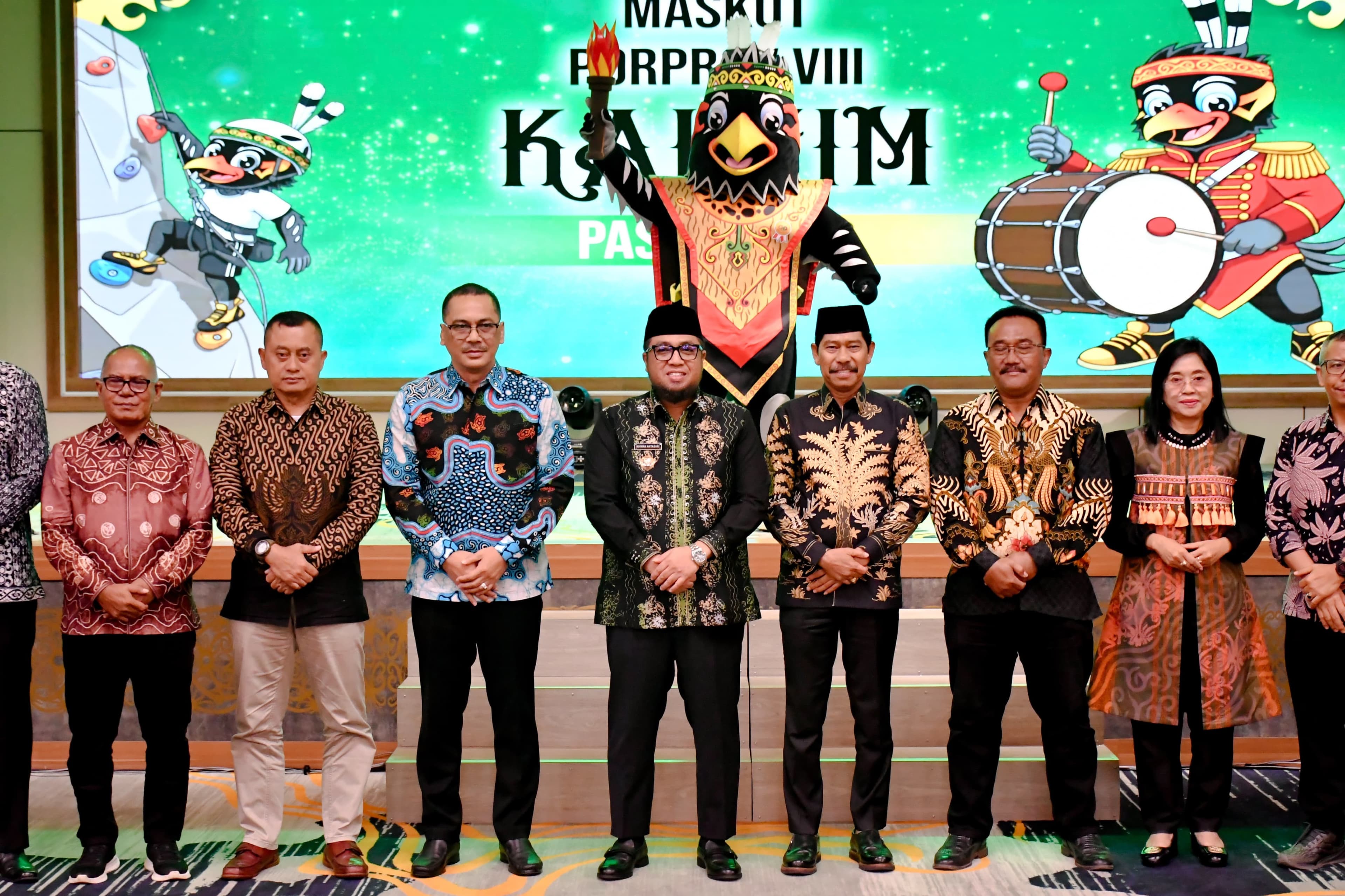 Porprov VIII Umumkan Logo dan Maskot Terbaru